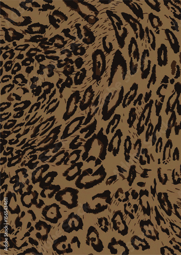 Photography Leopard skin pattern, animal leather seamless design