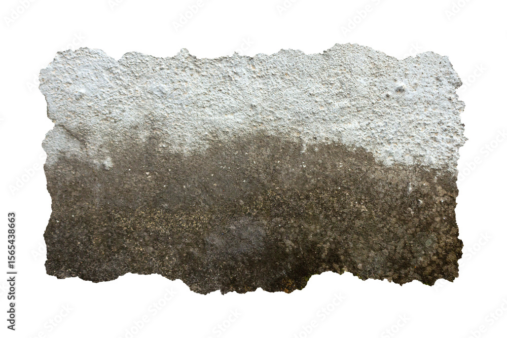 Fototapeta premium Torn Rough Concrete Texture Frame Edges - Ideal for Creative Project