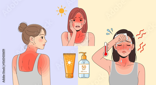 Sunburn symptoms and prevention tips: how to treat sunburn and protect skin