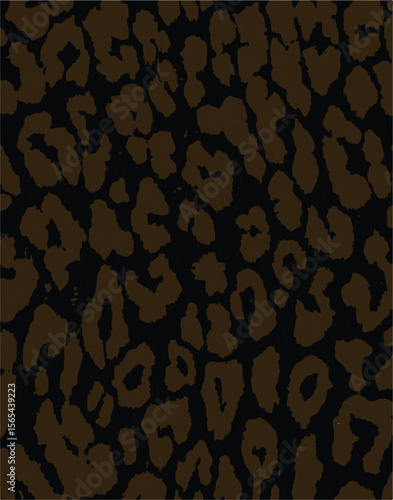 Leopard skin pattern, animal leather seamless design