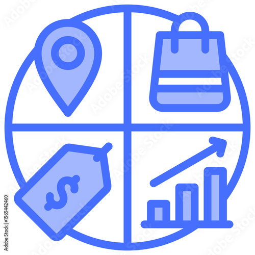 Marketing Mix Icon