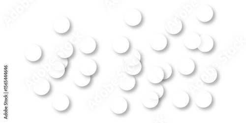 Seamless pattern of white polka dots with transparent background. suit Kurt digital design motif colorful wallpaper illustration, traditional design. wall decorated mosaic tiles texture background.