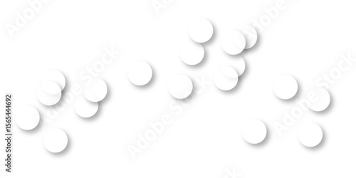 Seamless pattern of white polka dots with transparent background. suit Kurt digital design motif colorful wallpaper illustration, traditional design. wall decorated mosaic tiles texture background.