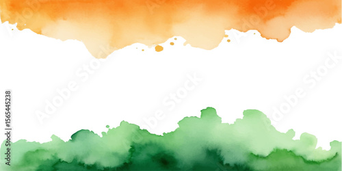 independence day and republic day tri water color background, 26jan, 15 august, vector , PNG, file