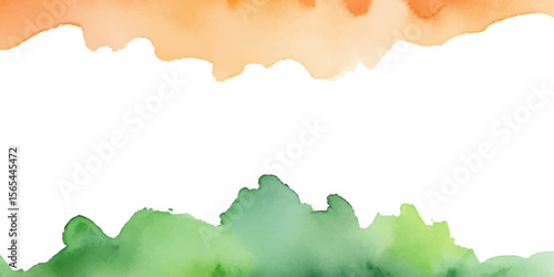 independence day and republic day tri water color background, 26jan, 15 august, vector , PNG, file