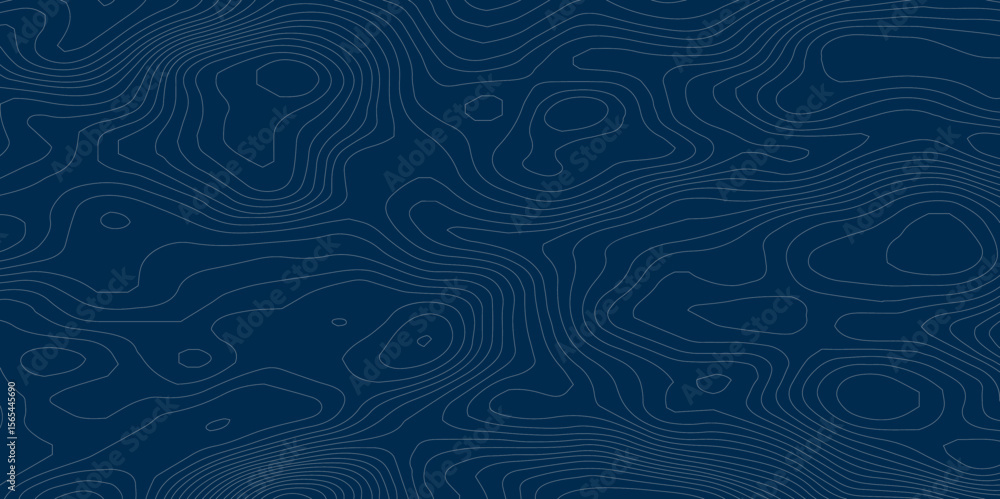 Fototapeta premium Abstract navy blue color topography map contour line modern design with White background with topographic wavy pattern design. 
