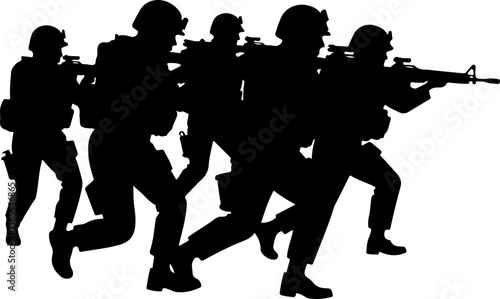 American soldiers, military, army, Vector Bundle