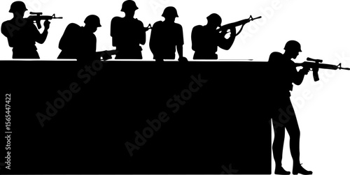 American soldiers, military, army, Vector Bundle