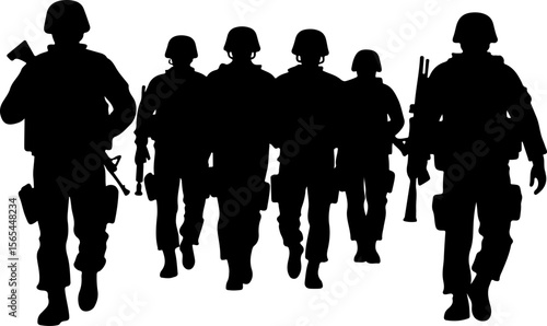 American soldiers, military, army, Vector Bundle