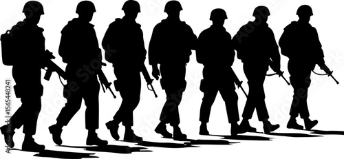 American soldiers, military, army, Vector Bundle