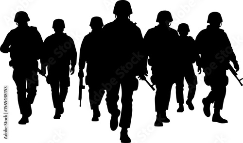 American soldiers, military, army, Vector Bundle