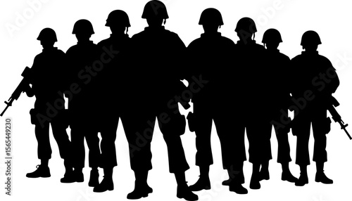 American soldiers, military, army, Vector Bundle