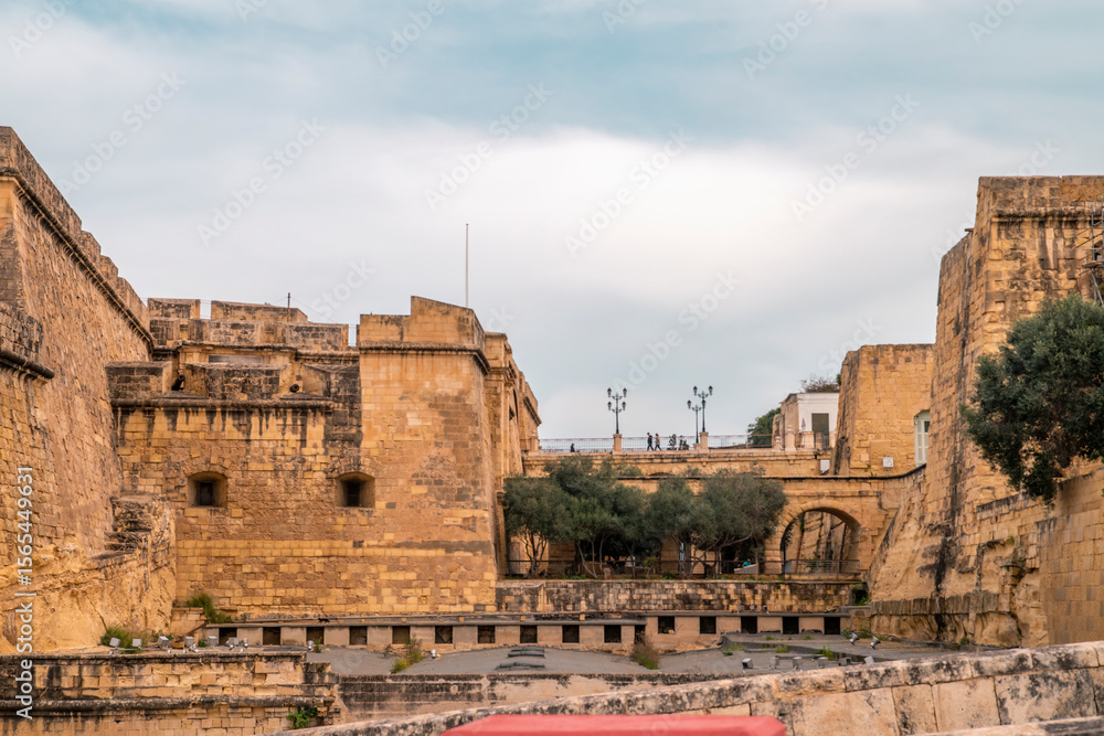 Fototapeta premium Historic fortress in Malta Island
