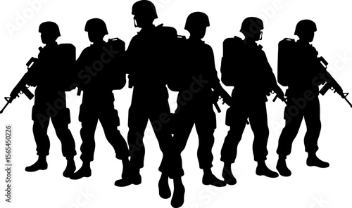 American soldiers, military, army, Vector Bundle