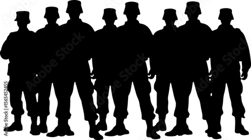 American soldiers, military, army, vector bundle