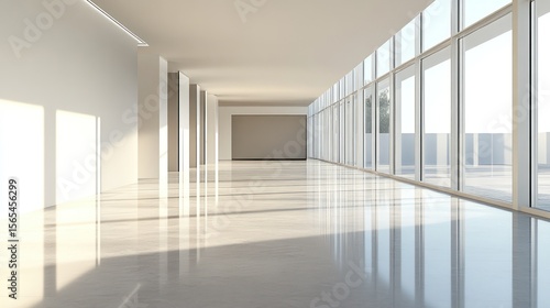 Empty modern office space