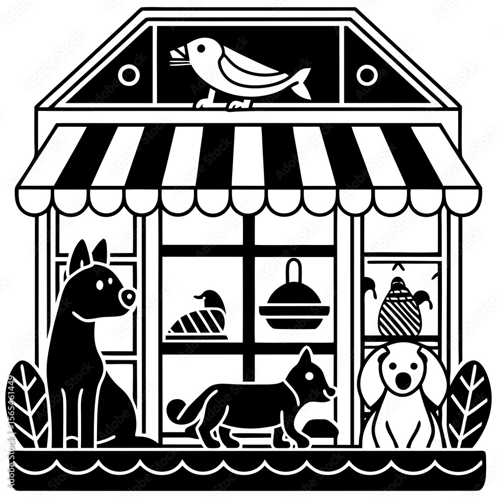 Obraz premium cat and dog