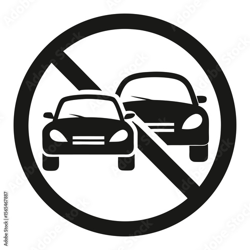 No overtaking 
