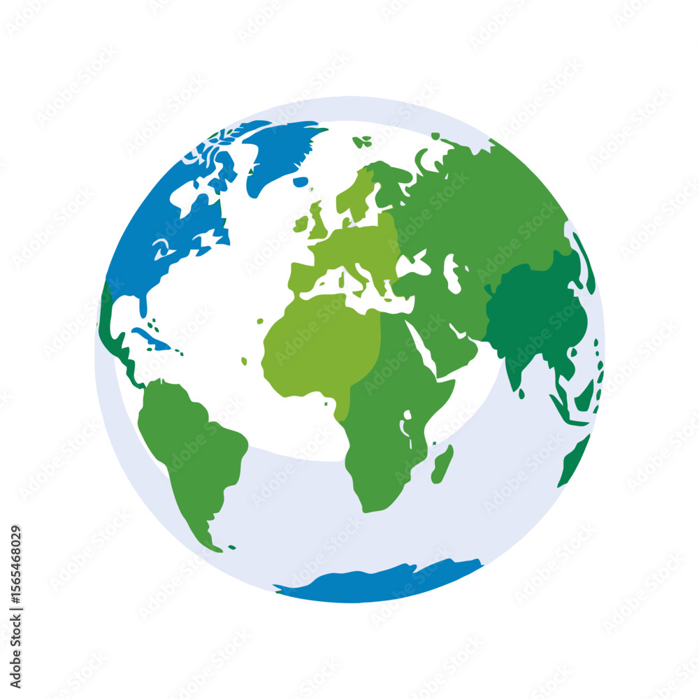 Naklejka premium World map-globe image-global map-earth image-earth map-world map graphic-international map-world countries map-political map-educational resource-global view