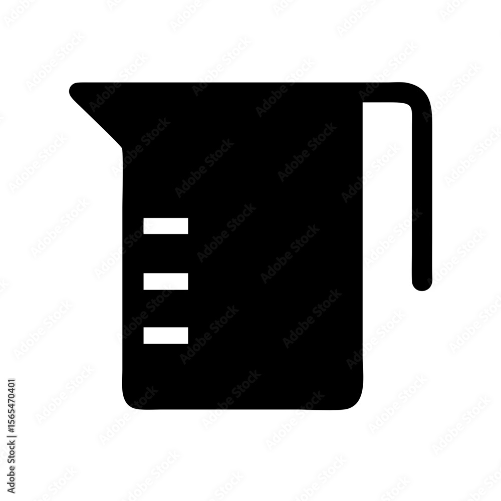 Measure cup icon vector illustration Measure cup icon vector illustration