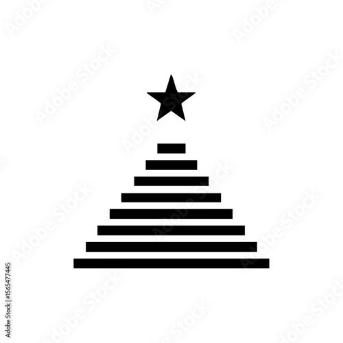 Stacked steps forming a pyramid topped with a star, representing ambition, success, and goal achievement.
