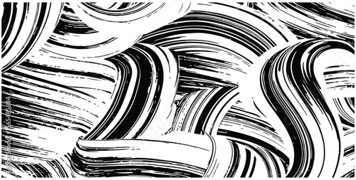Abstract Grunge Brush Strokes Pattern