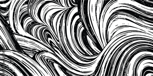 Abstract Grunge Brush Strokes Pattern