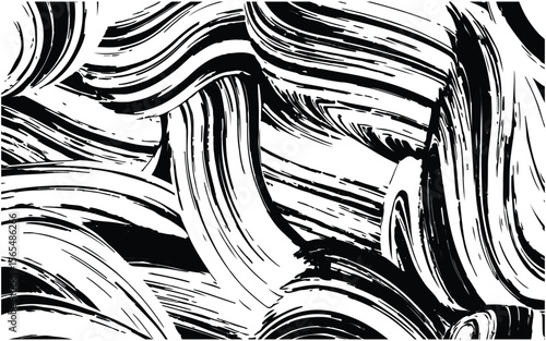 Abstract Grunge Brush Strokes Pattern