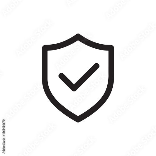 Free Download Security Shield Icon with Check Mark Vector Design - GFXLoad