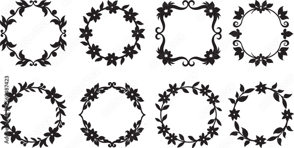 Obraz premium set of decorative elements for design