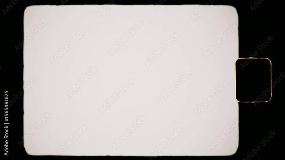 Retro Old 8mm Vintage Film Sprocket Frame Matte Seamless 4K Video Background Overlat Loop Effect