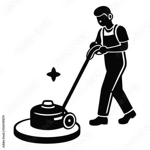 floor polisher shine scrubber cleaner