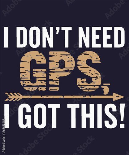 Trucker GPS Mode Graphic Design