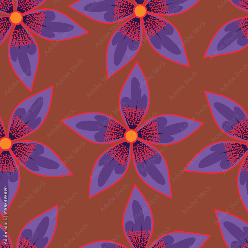 Fototapeta premium Digital And Textile Design Pattern