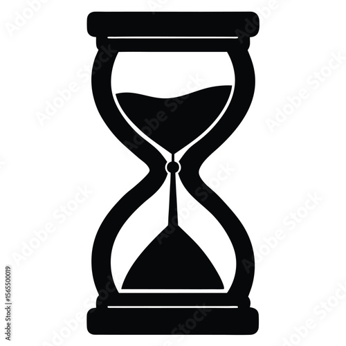 Timeless Symbol Hourglass Illustration Depicting Passing Time And Its Meaningful Conceptualization