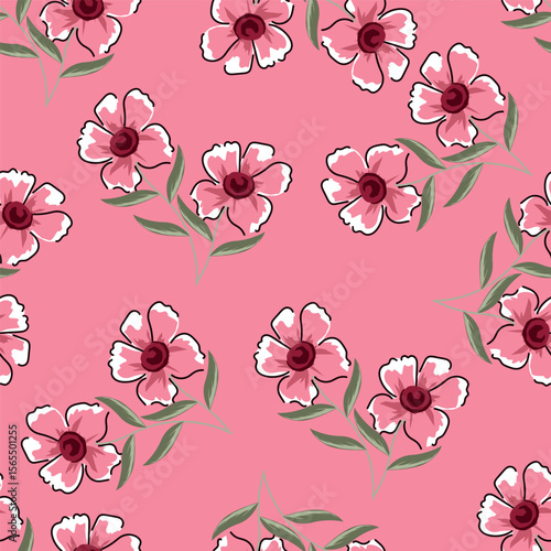 Flower pattern, ditsy flower, ditsy floral seamless pattern, small flower in light background, tiny floral print, cute, print, liberty style, repeat pattern design for fashion, fabric, wrapping, decor