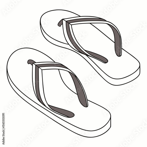 White flip flops with grey straps sandals footwear