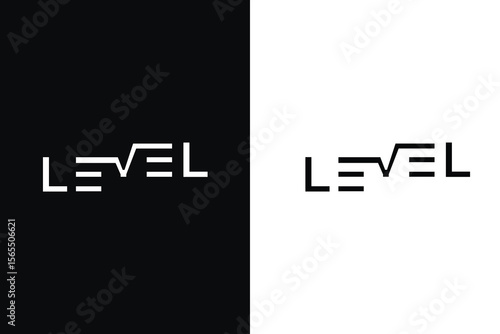 LEVEL UP. press start button. pixel art .8 bit game. retro game. for game assets in vector illustrations.