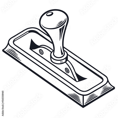 Vintage gear shift lever automobile