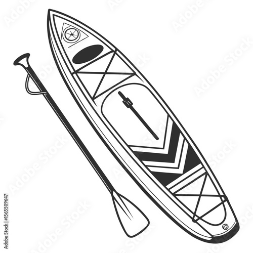 Stand up paddleboard and paddle water sports outdoor recreation