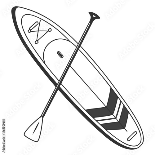 Stand up paddleboard and paddle water sports outdoor recreation