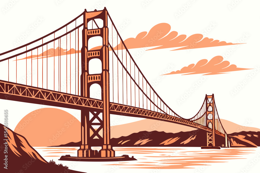 Obraz premium golden gate bridge