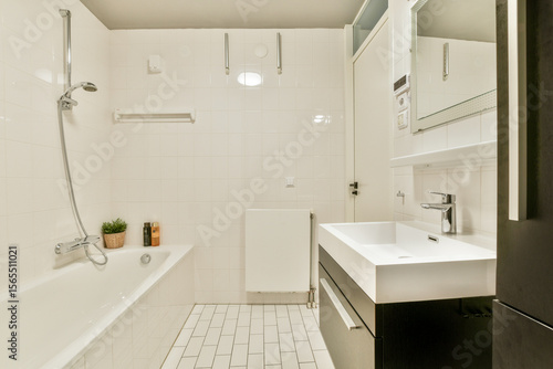 Wallpaper Mural Modern Bathroom Interior Design Torontodigital.ca