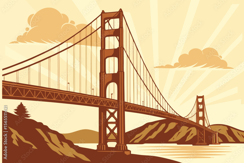 Obraz premium golden gate bridge