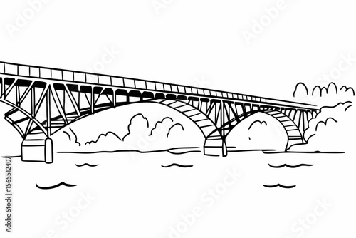 bridge over the river