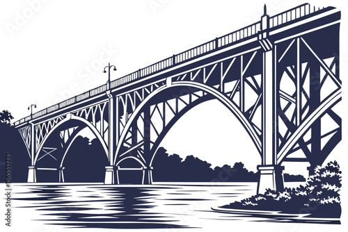 bridge over the river