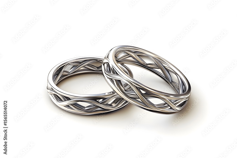 Beautiful wedding rings on a light background. Wedding, romantic, festive business card. Love. Beautiful wedding rings on a light background. Wedding, romantic, festive business card. Love.