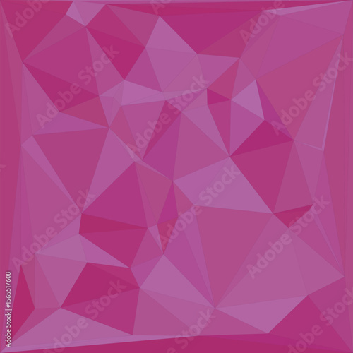 Geometric Symphony in Pink A captivating mosaic of triangles weaves together various shades creating depth and visual interest within a single hue