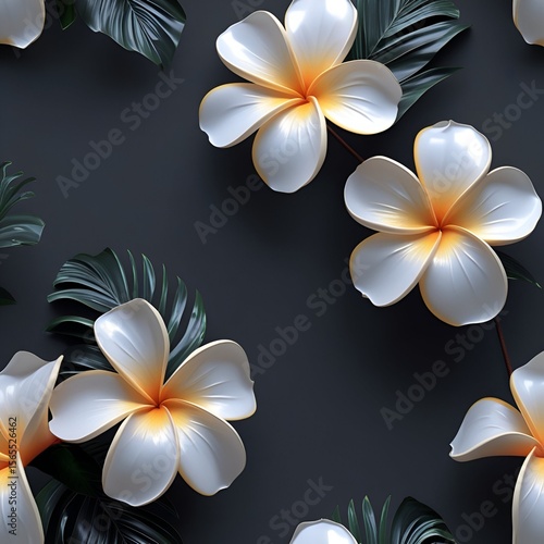 frangipani plumeria flower