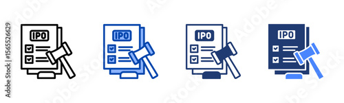 Regulations icon set multiple style collection